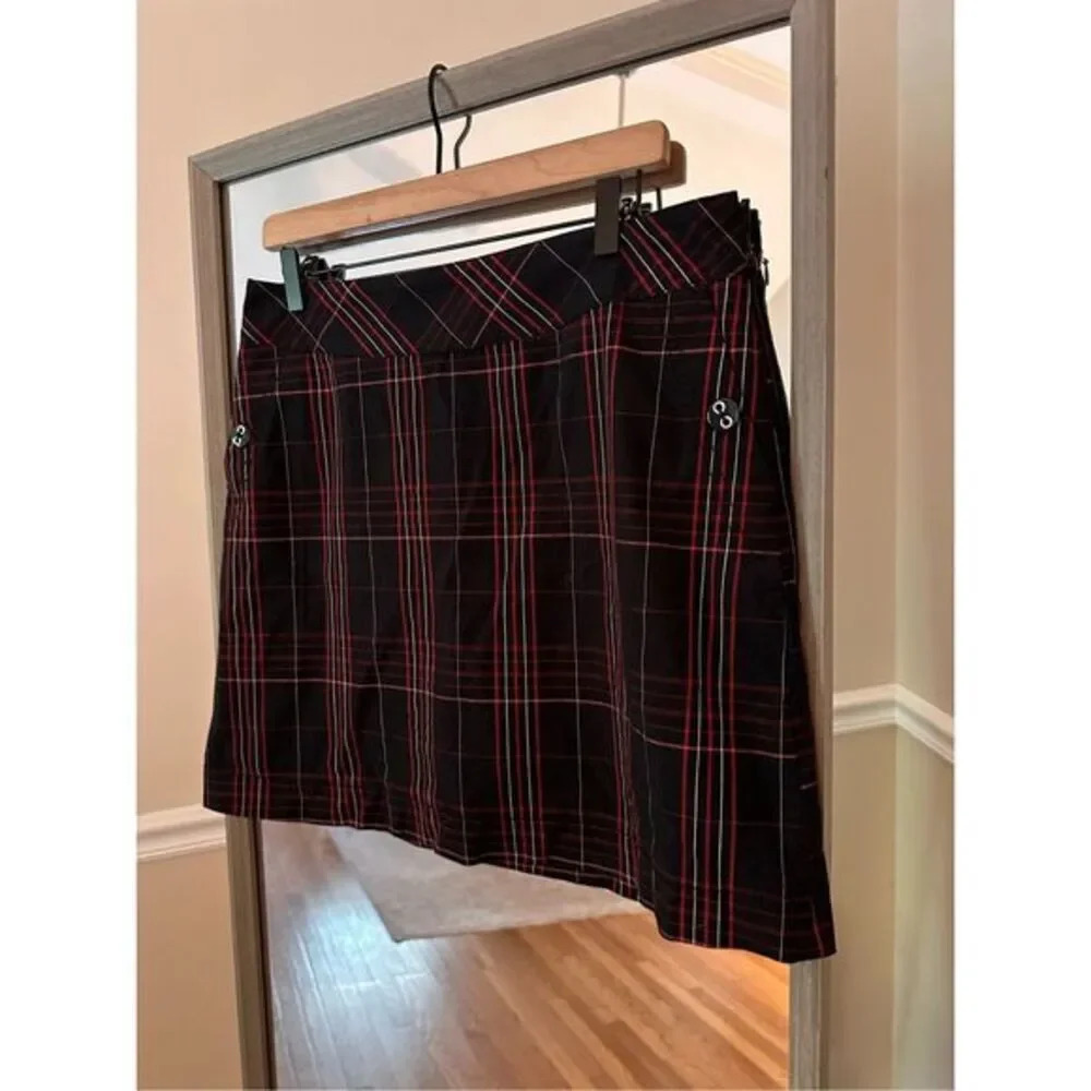 Cutter and Buck Plaid Skort Size 10